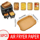 Air Fryer Disposable Paper Parchment Wood Pulp Steamer Cheesecake Air Fryer Accessories Baking Paper for Air Fryer