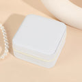 Square Mini Ring Box Portable Stud Earrings Jewelry Storage Multifunctional Storage Box Jewelry Organizer 쥬얼리박스
