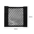 Car Storage Net Stretchable Mesh Pocket Net Magic Elastic Sticker Universal Rear Mesh Trunk Seat Bag Pocket Cage Auto Organizer