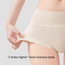 Pure Cotton Underwear Women&#039;s Pure Cotton 10a Combed Cotton Summer Thin High Waist Traceless Plus Size Women&#039;s Triangle Shorts