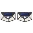 100LED Solar Flood Lights 3 Modes Outdoor Solar Motion Security Solar Light Waterproof for Garden Patio Garage Wall Light