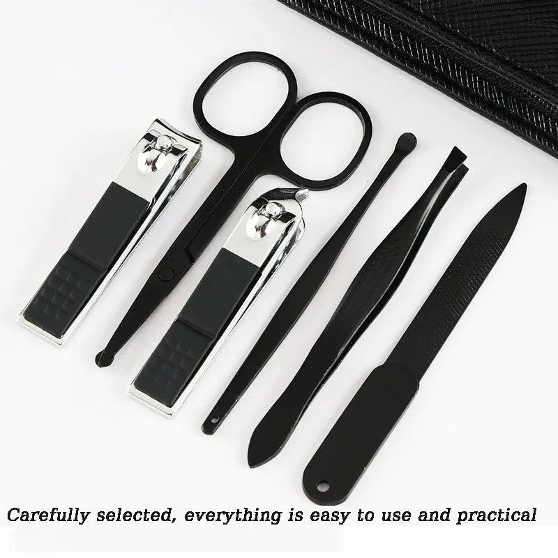 Special Nail Clippers Manicure Beauty Tools 6 Piece Portable Household Nail Scissors Set Household High End Mens And Womens
