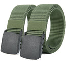 Men's Belt Outdoor Casual Canvas Belt Metal Free Training Nylon Tactical Belt With Pants Jeans Belt Sports Belts For Men Women