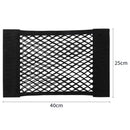 Car Storage Net Stretchable Mesh Pocket Net Magic Elastic Sticker Universal Rear Mesh Trunk Seat Bag Pocket Cage Auto Organizer