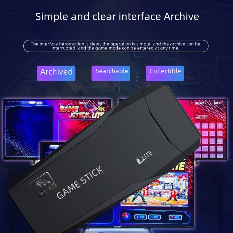 M8 Home Use Tv Game Console Wireless Controller Dual Player Street Fighter High Definition Vintage Gaming Machine