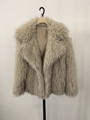Cross-Border Foreign Trade Aliexpress Amazon Winter New Artificial Fur Imitation Beach Wool Fur Short Coat Outer