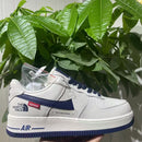 AF1 Air Force One Milan White Blue Low Couple White Shoes Casual Shoes