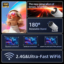 Factory Direct Supply Projector For Home High-Definition High-Brightness Portable Projector Supports Mobile Power Supply