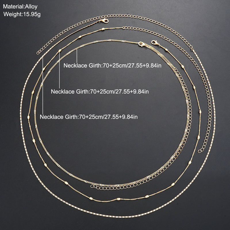 European And American Foreign Trade Hot-Selling Simple Sequin Chain Waist Chain Sexy Multi-Layered Pearl Waist Chain Simple And Versatile Body Chain