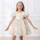 Girls Dress Summer Short-sleeve Princess Dress