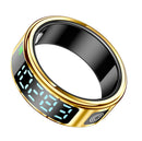 SR08 Smart Ring With Display Touch Charging Stand Page Turning Photo Smart Ring Heart Rate Blood Oxygen Sleep