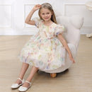 Girls Dress Summer Short-sleeve Princess Dress