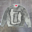 Autumn And Winter American New Style Round Neck Loose Retro Knitwear Men&#039;s And Women&#039;s Long-sleeved Sweaters