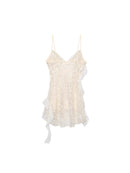 2025 European And American Style Spring And Summer New Women&#039;s Clothing Laminated Decorative Sequin Suspender Dress Women&#039;s Foreign Trade Wholesale