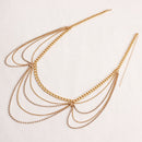 Jewelry Bikini Sexy Body Chain New Trend Hot Girl Waist Chain Rhinestone Wave Wholesale