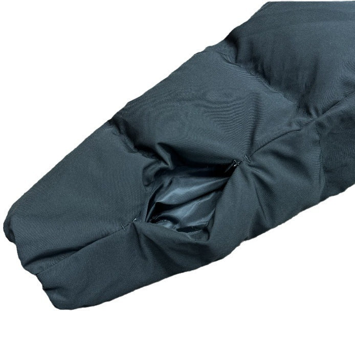 Trapstar Winter New All Black Label Letter Cotton-padded Jacket Cotton-padded Clothes Simple Trendy Brand Couple&