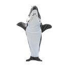 New Shark Sleeping Bag Super Soft Flannel Shark Hoodie Killer Whale Loose One-piece Adult Camping Sleeping Bag