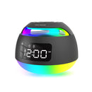 Cross-border LED Symphony Clock Rechargeable FM Radio Clock Student Desktop Night Light Colorful Atmosphere Light Alarm Clock