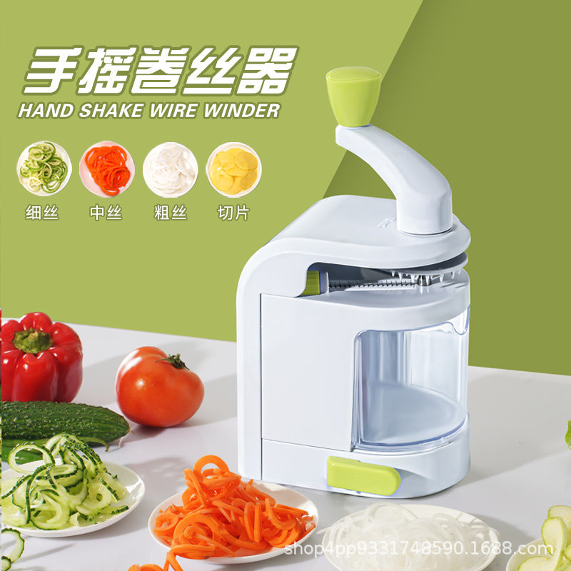 New Thousand Silk Potato Machine Household Kitchen Vegetable Cutter Potato Shredder Potato Slicer Hand Rotary Grater
