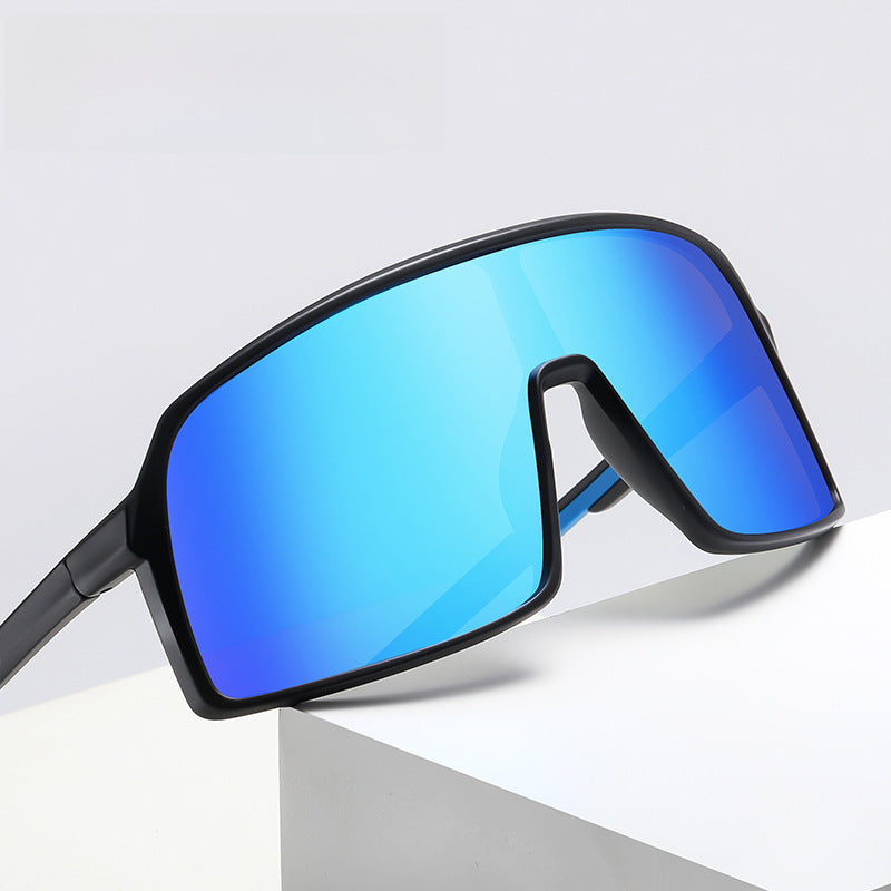New TR90 One-piece Large-frame Sunglasses Trendy Men&