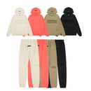 Flocked Letter Sports Suit Fog Men&#039;s And Women&#039;s Loose Casual Sweatshirts And Pants