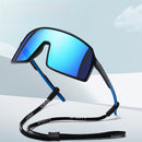 New TR90 One-piece Large-frame Sunglasses Trendy Men&