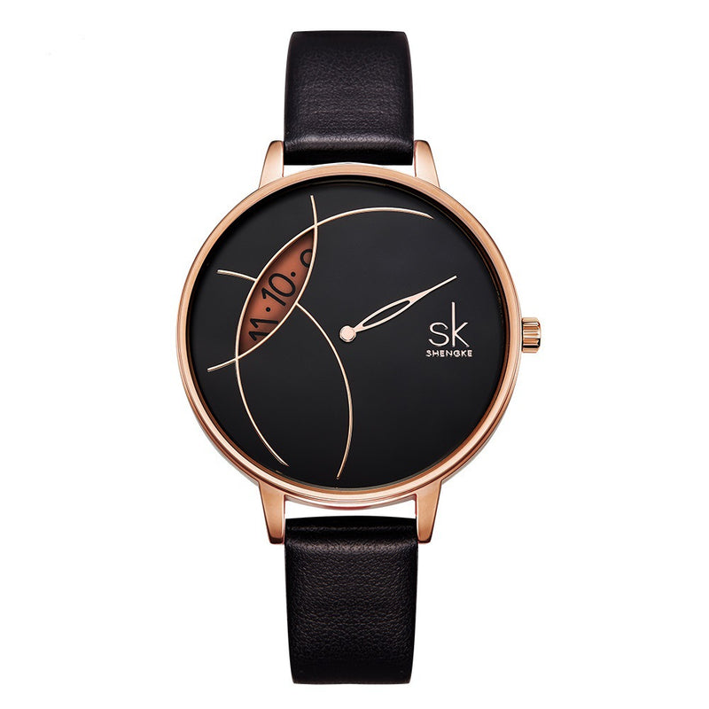 Women&#039;s Watch Women&#039;s Fashion Creative Mesh Strap Women&#039;s Watch Simple Niche Brand Watch