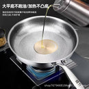 German Pure Titanium Pan Uncoated Non-stick Pan Household High-end Hammered Titanium Pan Thickened Steak Frying Pan