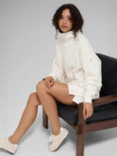 Cross-border New High-neck Round Neck Comfortable Casual Sports Sweatshirt Letter Patch Temperament Correct Version For Commuting