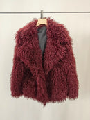 Cross-Border Foreign Trade Aliexpress Amazon Winter New Artificial Fur Imitation Beach Wool Fur Short Coat Outer