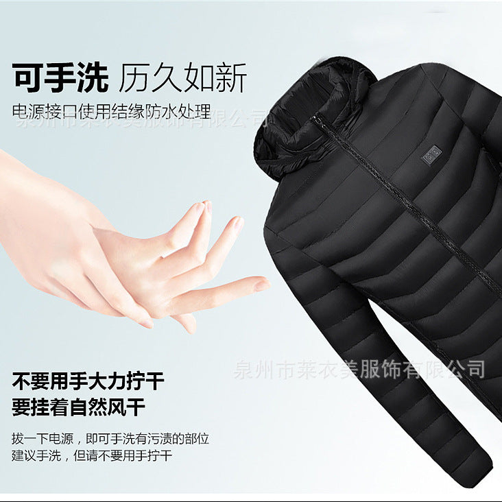 Smart Heating Clothing Winter Hooded Cotton Clothing Heating Heating Cotton Clothing
