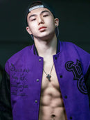 YUANQ 22AW Eagle Velvet Embroidery Embroidery Baseball Jacket Jacket Quilted American Style Loose Casual Jacket