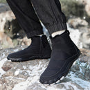 Outdoor Snow Boots Men&#039;s Non-slip Waterproof Fleece-lined Warm Five-finger Shoes Cotton-padded Shoes Women&#039;s Thick-soled Zipper Winter Boots