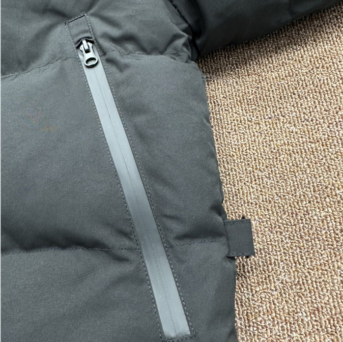 Trapstar Winter New All Black Label Letter Cotton-padded Jacket Cotton-padded Clothes Simple Trendy Brand Couple&