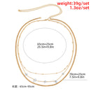 Sexy Beach Holiday Style Gravel Waist Chain Female European And American Cross-border Trend Punk Metal Chain Multi-layer Body Chain