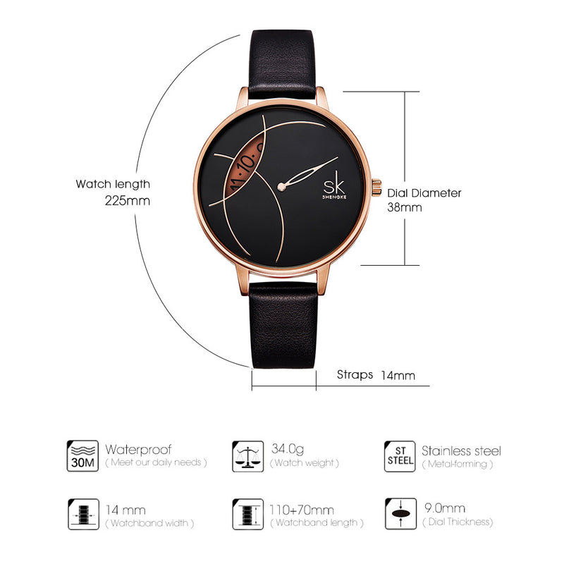 Women&#039;s Watch Women&#039;s Fashion Creative Mesh Strap Women&#039;s Watch Simple Niche Brand Watch