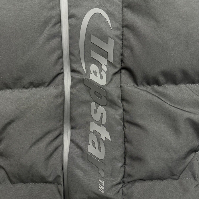 Trapstar Winter New All Black Label Letter Cotton-padded Jacket Cotton-padded Clothes Simple Trendy Brand Couple&