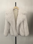 Cross-Border Foreign Trade Aliexpress Amazon Winter New Artificial Fur Imitation Beach Wool Fur Short Coat Outer