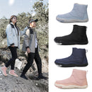 Outdoor Snow Boots Men&#039;s Non-slip Waterproof Fleece-lined Warm Five-finger Shoes Cotton-padded Shoes Women&#039;s Thick-soled Zipper Winter Boots