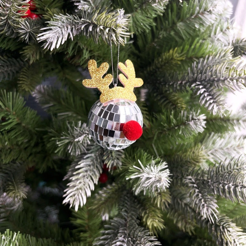 5PCS Christmas Mirror Disco Ball Decoration