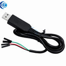 1PCS USB to COM Module Cable: USB to RS232 TTL UART Auto Converter with PL2303HX