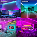 1-20M 5V LED Strip Lights RGB 5050 Tv lights backlighting，Led Strip Lighting Music Sync, Color Changing for Party Home