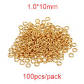30-200Pcs 3-25mm Stainless Steel Split Ring Open Single Loops Jump Rings Connectors for DIY Jewelry Making Findings Accessories