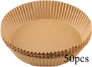 Air Fryer Disposable Paper Parchment Wood Pulp Steamer Cheesecake Air Fryer Accessories Baking Paper for Air Fryer