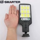 LED Wall Street Lamp 108 LED Solar Lights Outdoor With 3 Mode Waterproof Motion Sensor Security Lighting for Garden Patio Path