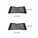 Car Storage Net Stretchable Mesh Pocket Net Magic Elastic Sticker Universal Rear Mesh Trunk Seat Bag Pocket Cage Auto Organizer