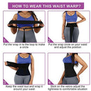 Snatch Me Up Bandage Sweat Wrap Lumbar Waist Support Belt Adjustable Masquerade