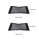 Car Storage Net Stretchable Mesh Pocket Net Magic Elastic Sticker Universal Rear Mesh Trunk Seat Bag Pocket Cage Auto Organizer