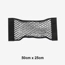 Car Back Rear Mesh Trunk Seat Elastic String Net Magic Sticker Universal Storage Bag Pocket Cage Auto Organizer Seat Back Bag
