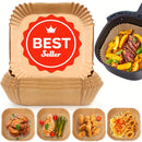 Air Fryer Disposable Paper Parchment Wood Pulp Steamer Cheesecake Air Fryer Accessories Baking Paper for Air Fryer